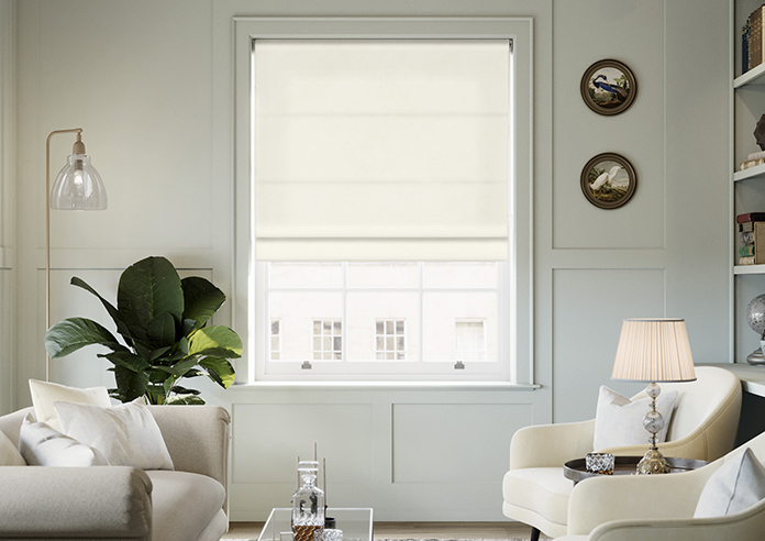 Odessa Velvet, Ivory - Roman Blind - Image 3